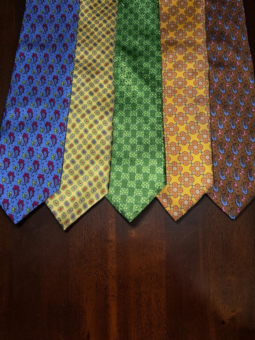 Robert Talbott Best of Class Tie LOT OF FIVE silk ties
